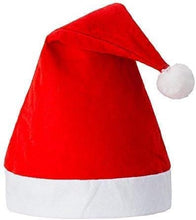 Cargar imagen en el visor de la galería, Gorros de Navidad de tela roja no tejida de 24
