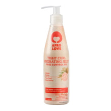 Cargar imagen en el visor de la galería, Afro Love Tight Curl Hydrating Jelly, gel de control del encrespo con semillas de lino y manteca de karité de 10 oz
