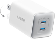 Cargar imagen en el visor de la galería, Anker Cargador nano, cargador USB C de 47 W, cargador GaN plegable compacto a19 de 2 puertos para iPhone 16/15 y más series, Galaxy, Pixel, compatible con MagSafe