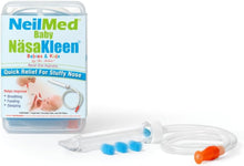 Cargar imagen en el visor de la galería, NeilMed Baby NasaKleen Aspirador nasal oral con 49 filtros y estuche de viaje