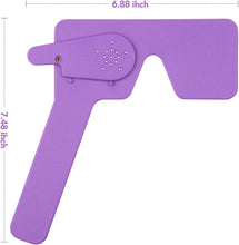 Cargar imagen en el visor de la galería, Oclusor oftálmico de ojos con 14 agujeros para oftalmólogos, a22 ortoptistas y optometristas a examen ocular (morado)