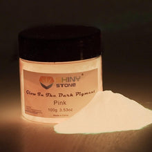 Cargar imagen en el visor de la galería, Pigmento en polvo que brilla en la oscuridad de piedra brillante