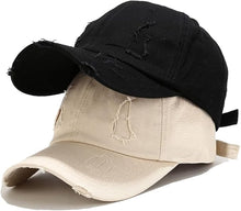 Cargar imagen en el visor de la galería, Quanhaigou Paquete de 2 gorras de béisbol unisex, gorras de golf para papá, sombrero polo ajustable para hombres y mujeres ln25