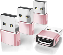 Cargar imagen en el visor de la galería, Adaptador de Carga de Coche USBC Hembra a A Macho, Convertidor Tipo C