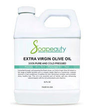 Cargar imagen en el visor de la galería, Aceite de oliva virgen extra | Aceite portador 100% puro y natural sin refinar prensado en frío | Masaje y aceite corporal | para hacer piel, cara, cabello y jabón | Portador para aceites A17