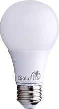 Cargar imagen en el visor de la galería, Bioluz LED 6 vatios equivalentes a bombillas A19 de 40 W para decoración del hogar, 2700 K, luz blanca cálida, no regulables, para dormitorio, bombillas LED de bajo consumo y bombillas de larga A19