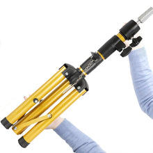 Cargar imagen en el visor de la galería, AliLeader Trípode de alta resistencia para peluca, Dorado A24