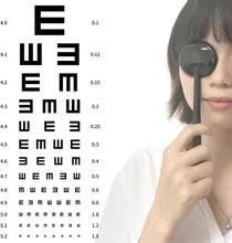 Cargar imagen en el visor de la galería, Paquete de 4 oclusores de ojo de mano negros de plástico Vision Optics Optometría Instrumento para examen de gráfico ocular a22