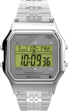 Cargar imagen en el visor de la galería, Timex T80 34mm ln24 Watch with Stainless Steel Bracelet