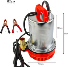 Cargar imagen en el visor de la galería, Bomba de agua sumergible de CC de 12 V, bomba de agua sumergible para pozo profundo