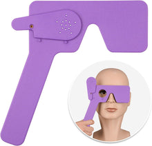 Cargar imagen en el visor de la galería, Oclusor oftálmico de ojos con 14 agujeros para oftalmólogos, a22 ortoptistas y optometristas a examen ocular (morado)