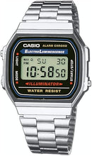 Cargar imagen en el visor de la galería, Casio -ln24 reloj con calculadora, modelo A168WA-1, para hombre