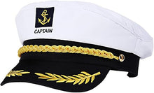 Cargar imagen en el visor de la galería, Gorro de Capitán de Yate para Adultos Sombrero
