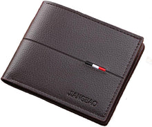 Cargar imagen en el visor de la galería, Cartera fina para hombres con clip de billetes
