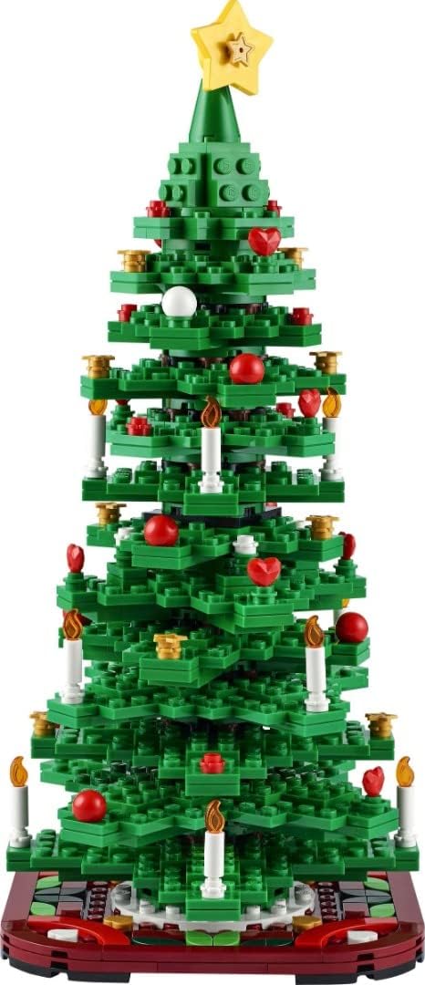 LEGO Árbol de Navidad – Juguetes de construcción para niños, niños y niñas, a partir de 12 años – Mini decoración de árbol de Navidad para mesa y