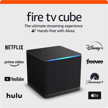 Cargar imagen en el visor de la galería, Fire TV Cube: Dispositivo de streaming, Wi-Fi 6E y 4K Ultra HD A19