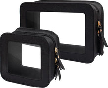 Cargar imagen en el visor de la galería, Pequeña bolsa de maquillaje transparente para mujer