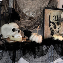 Cargar imagen en el visor de la galería, Juego de 5 decoraciones de tela de gasa espeluznantes para Halloween