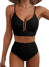 Cargar imagen en el visor de la galería, Herseas - Conjunto de bikini de 2 piezas con aro en U