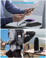 Cargar imagen en el visor de la galería, AsperX Paquete de 2 cargadores portátiles de salida USB C de 10000 mAh, cargador de batería externa de carga rápida, cargador de teléfono portátil para iPhone, Samsung, Google LG y chaleco térmico Ln23