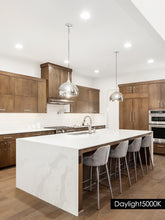 Cargar imagen en el visor de la galería, E ENERGETIC LIGHTING Paquete de 12 lámparas de techo empotrables LED ultrafinas de 6 pulgadas con caja de conexiones, luz diurna 5000 K, brillo de 1050 lm, 12 W 110 W Eqv, lámpara de oblea regulable A19