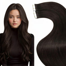 Cargar imagen en el visor de la galería, LaaVoo - Extensiones de cabello humano con cinta adhesiva