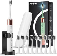 Cargar imagen en el visor de la galería, Kuicur Cepillo de dientes eléctrico Sonic para adultos y niños
