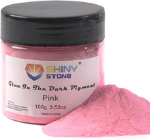 Cargar imagen en el visor de la galería, Pigmento en polvo que brilla en la oscuridad de piedra brillante