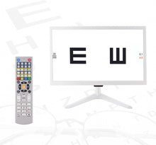 Cargar imagen en el visor de la galería, Vision Meter Digital 19" LCD Medidor óptico electrónico de visión con más de 44 objetivos visuales y 5 métodos de visualización Proyector de optometría con control remoto a22