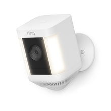 Cargar imagen en el visor de la galería, Ring Spotlight Cam Plus (Batería) | Comunicación bidireccional, visión nocturna en color y sirena de seguridad (versión 2022) - Blanco LN23