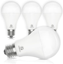 Cargar imagen en el visor de la galería, E ENERGETIC LIGHTING Paquete de 4 bombillas LED equivalentes a 150 W, bombilla A21 superbrillante, luz blanca cálida de 3000 K, bombilla LED de 2600 lúmenes altos, no regulable, base E26, A19