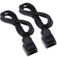 Cargar imagen en el visor de la galería, 9 Pin Controller Extension Cable for Classic Retro Game Consoles AV 620, HD 621, HD 821 Plug and Play Wired Video Game Controller Gamepad Extension Cable 5.8ft 2 Pack (cable-new-abc) A19