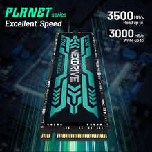 Cargar imagen en el visor de la galería, SV530 SSD 2TB PCIe Gen3x4 NVMe M.2 2280 Unidad interna de estado sólido, velocidad de lectura de hasta 3500 MB/s, A19 con adhesivo de enfriamiento, almacenamiento para PC, escritorio y portátiles
