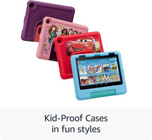 Cargar imagen en el visor de la galería, Nueva tablet Amazon Fire HD 8 Kids, de 3 a 7 años | 3 GB de memoria , contenido sin publicidad con control parental incluido,ln24 batería de 13 h, 32 GB , Azul, (versión 2024)