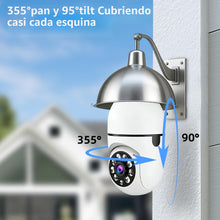 Cargar imagen en el visor de la galería, Hawkray - Cámara de seguridad con bombilla de luz -5G y 2.4 GHz