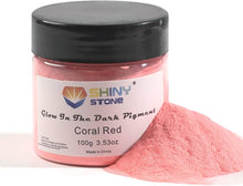 Cargar imagen en el visor de la galería, Pigmento en polvo que brilla en la oscuridad de piedra brillante