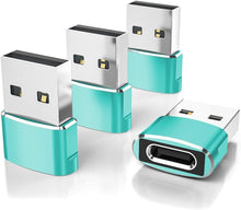 Cargar imagen en el visor de la galería, Adaptador de Carga de Coche USBC Hembra a A Macho, Convertidor Tipo C