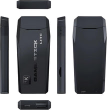 Cargar imagen en el visor de la galería, Palo de juegos retro, consola de juegos retro inalámbrica con 9 emuladores integrados, más de 20000 juegos, salida HDMI 4K, controladores inalámbricos de 0.08 oz, videojuegos Plug and Retro Play para A19