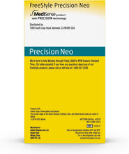 Cargar imagen en el visor de la galería, Freestyle Precision Neo Tiras de prueba de glucosa en sangre, 50 tiras