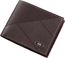 Cargar imagen en el visor de la galería, Cartera fina para hombres con clip de billetes