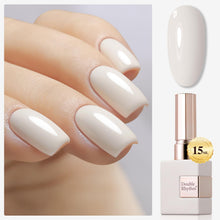 Cargar imagen en el visor de la galería, Double Rhythm 15ml de esmalte de uñas en gel marrón oscuro