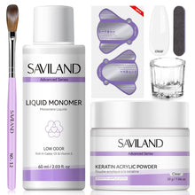Cargar imagen en el visor de la galería, Kit de uñas acrílicas SAVILAND para principiantes