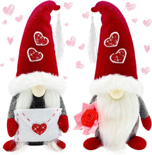 Cargar imagen en el visor de la galería, Decoraciones de pareja de San Valentín para gnomos en casa