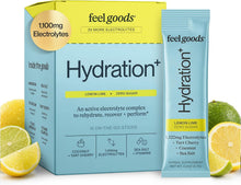 Cargar imagen en el visor de la galería, Feel Goods Hydration+, paquetes de polvo de electrolitos sin azúcar, 15