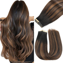 Cargar imagen en el visor de la galería, Extensiones de cabello humano con cinta