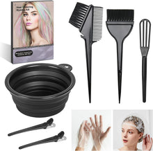 Cargar imagen en el visor de la galería, ROOHUA Kit para colorear el cabello, herramientas profesionales de tinte para el cabello para uso en el hogar y salón de belleza con cuenco