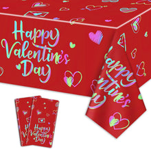 Cargar imagen en el visor de la galería, Paquetes de 2 manteles para el Feliz Día de San Valentín, 51x87
