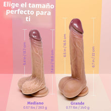 Cargar imagen en el visor de la galería, Consolador sexual | Consolador realista de silicona de 7.4 pulgadas de largo para hombres y mujeres