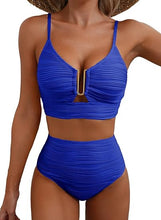 Cargar imagen en el visor de la galería, Herseas - Conjunto de bikini de 2 piezas con aro en U