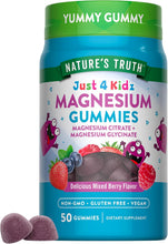 Cargar imagen en el visor de la galería, Nature's Truth - Gomitas de magnesio para niños, glicinato y citrato